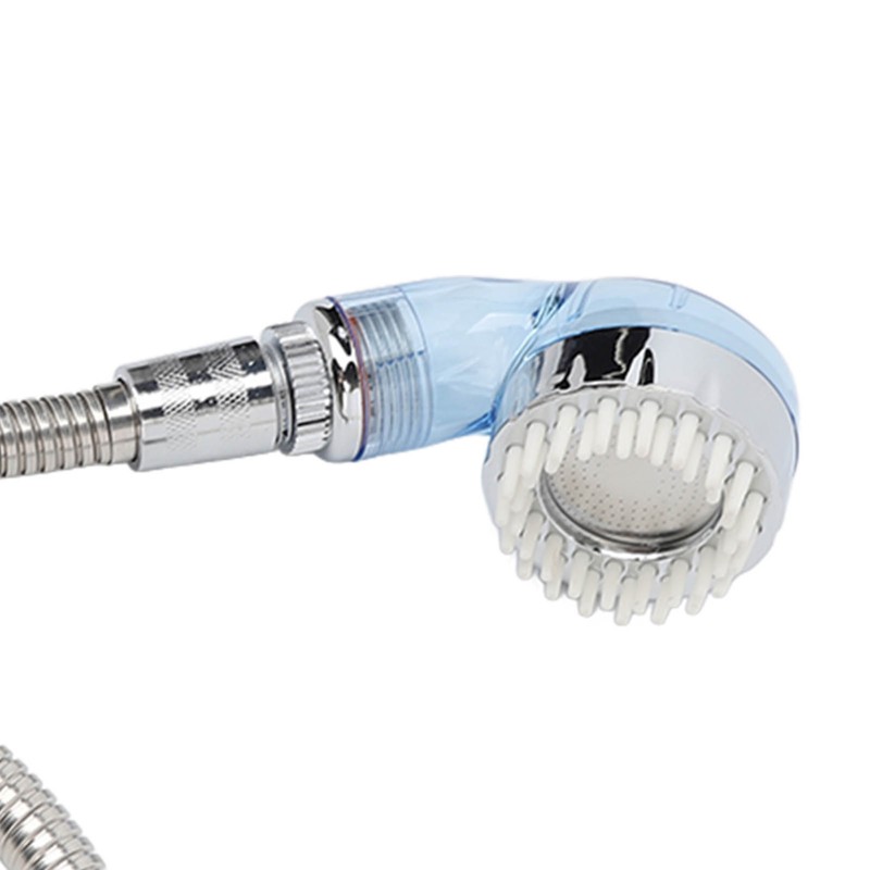 Electroplated Shampoo Bowl Spray Head Hose Professional Hair Salon Pressurization