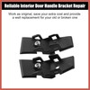 ACROPIX 4 Pcs Car Door Pull Strap End Cap Repair