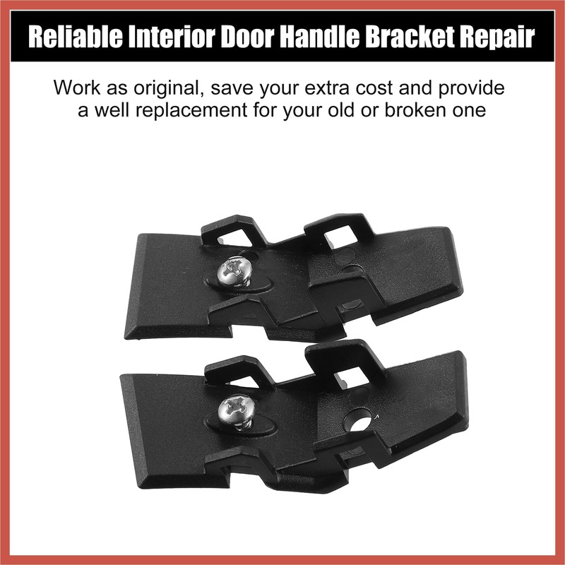 ACROPIX 4 Pcs Car Door Pull Strap End Cap Repair