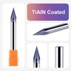 SpeTool 30 Degree V Groove Router Bit with Tiain Coated1/4