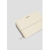 s.Oliver Leather Look Wallet with Logo Detail, beige