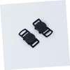 Operitacx Replaceable Strap Buckles 100pcs Plastic Side Release Buckles for