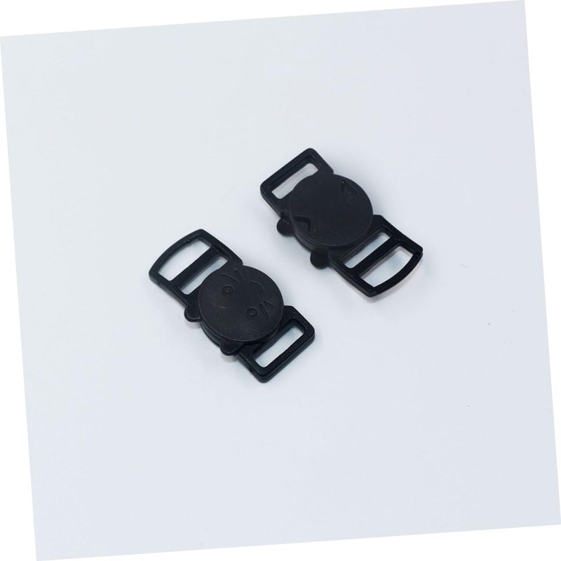 Operitacx Replaceable Strap Buckles 100pcs Plastic Side Release Buckles for