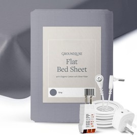 GroundLuxe Flat King Grounding Sheet in Gray