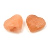 QYLHH 2 Pcs Heart Shape Himalayan Salt Massage Stones Hot