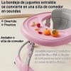 Caminador Bebé:plegable Compacto, Música, Ajustable, Seguro
