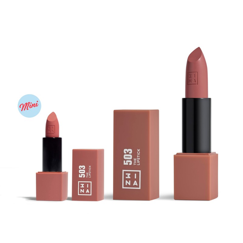 3INA MAKEUP - The Lipstick 503 (mini) - Nude Lippenstift