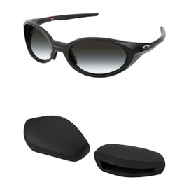 Mryok Replacement Nose Pieces Nose Pads for Oakley Eye Jacket Redux OO9438 Sunglass - Black