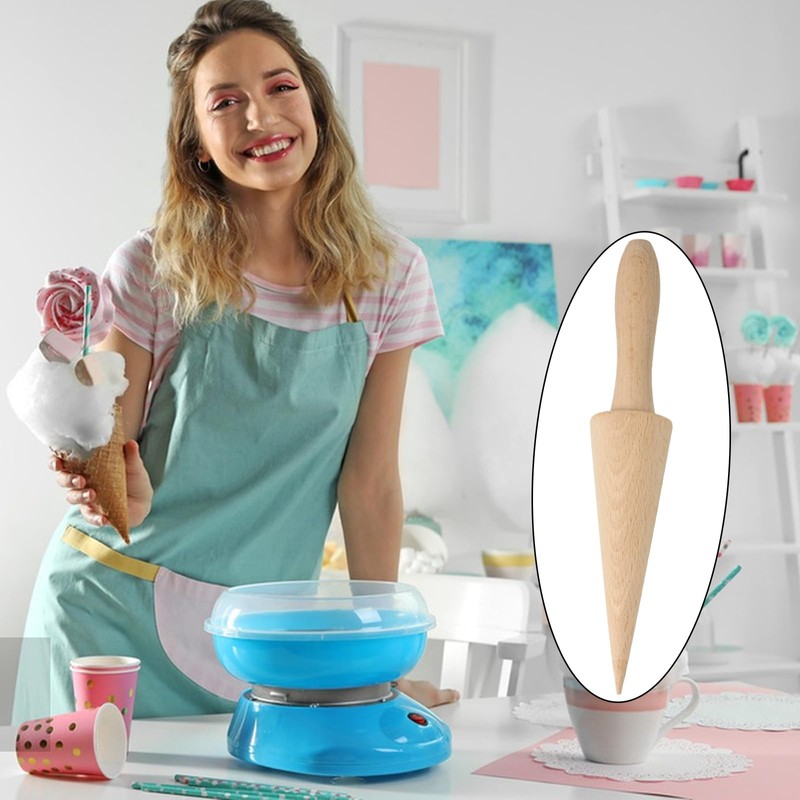 yueton 1 Pack Ice Cream Cone Roller Mold Pizzelle Roller