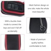 Car Key Fob Cover Case,Leather Car Key Holder with Mesh