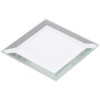 Plymor 1.5" Square, 3mm Thick Beveled Glass Mirror, Pack of