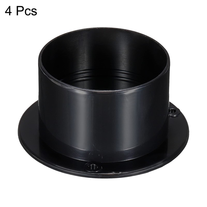 PATIKIL 3 Inch Duct Connector Flange, 4 Pack Exhaust Hose