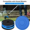 Kaberalty KST-120X String Trimmer Replacement Line 20ft 0.065" Compatible with