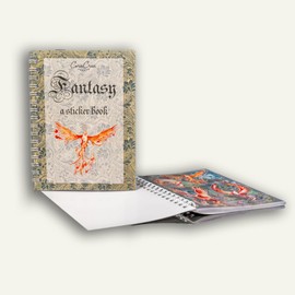 CORACREACRAFTS Fantasy Sticker Book 15 Pages
