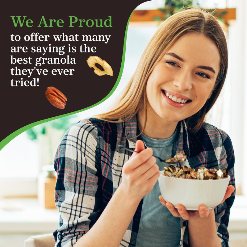 Maple Nut Kitchen Eastern Apple Pecan Paleo Granola 3 Pack