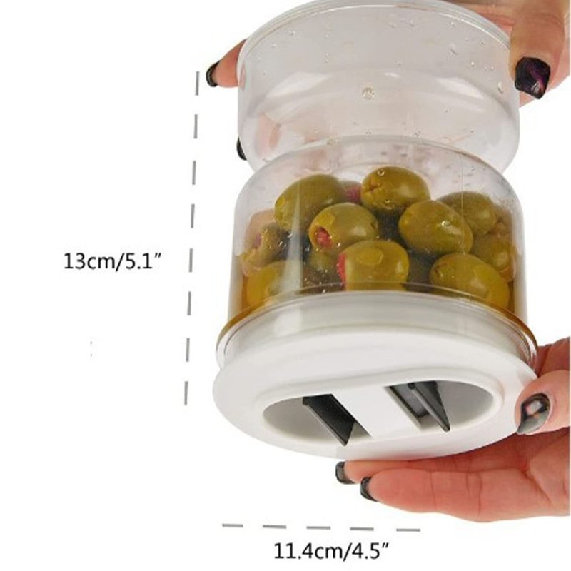 Einmachglas aus Acryl, Auslaufsicherer, Luftdichter Deckel, Luftdichtes Kimchi-Glas, Sanduhr-Einmachglas, Sanduhr-Einmachglas,