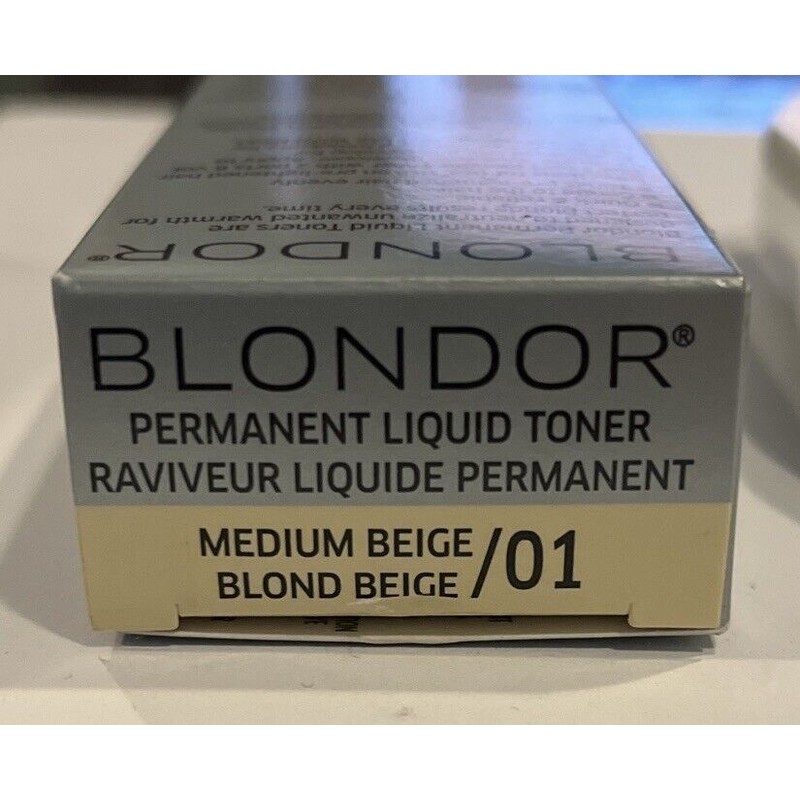 Wella Blondor Toner /01 Medium Beige, 2 oz