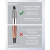 Microblading Liquid Eyebrow Pencil, Long-Lasting Waterproof Smudge-Proof Multiple Fork Tip