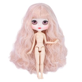 ICY Fortune Days 11.8 inches (30 cm) Doll Only for Practice Cute Doll BJD 4 Colors Eye Change Wig Replacement Hand Replacement (17)