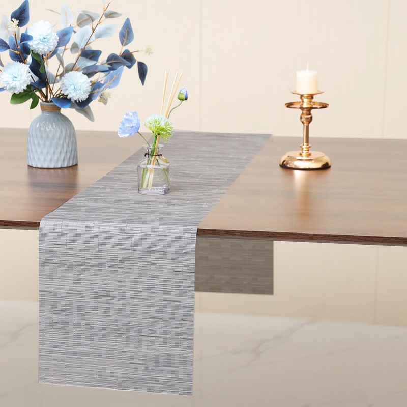 Myir JUN Table Runner, Washable Table Runner Roll Table Ribbon