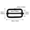 BIKICOCO hebilla metálica de ajuste deslizante tri-glides, 1-1/4 x 5/8