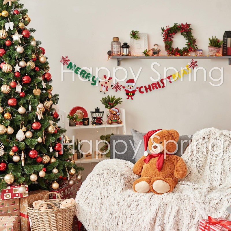 Happy Spring Christmas Garland Merry (Set of 3)