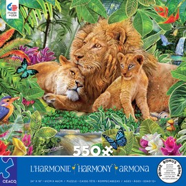 Ceaco - Harmony - Lion Family - 550 Piece Jigsaw Puzzle