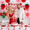 MEIWUTIE Berry First Birthday Decor,23 Pcs Strawberry First Birthday Decorations