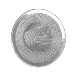 FSE SLSN002 Sink Strainer, Medium, Extra fine mesh Lining, Rust-Resistant, Stainless Steel