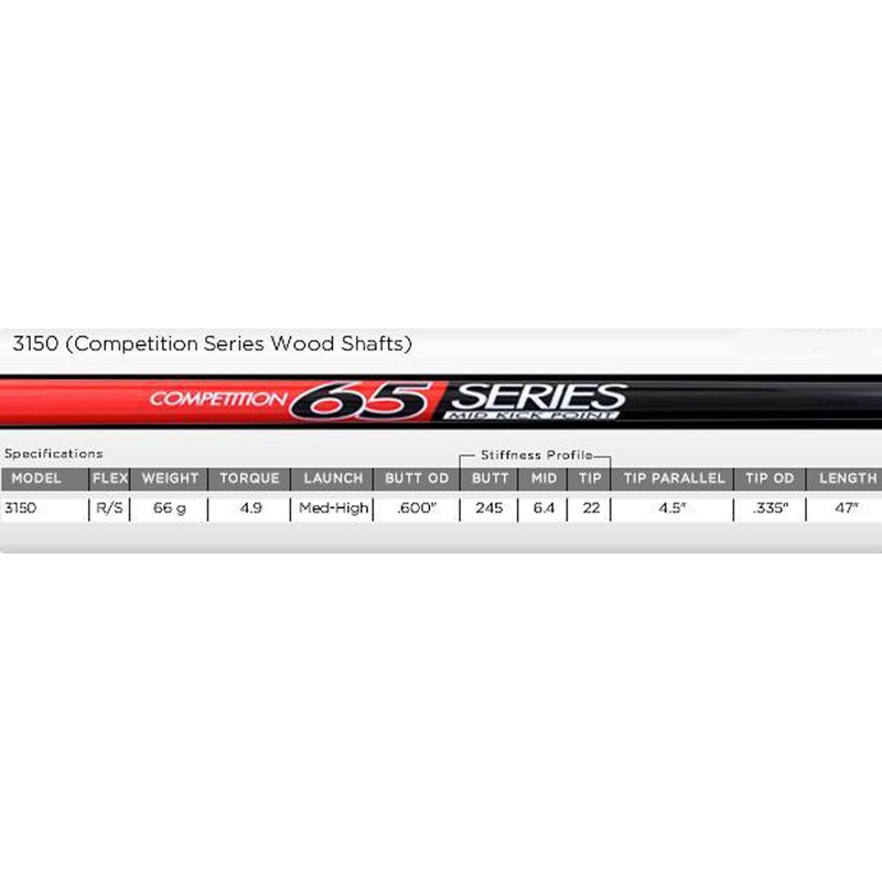 UST-Mamiya Competition Series Graphite - Wood (R/S)