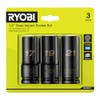 RYOBI RHDIS3PC Impact Socket Set 3-Piece