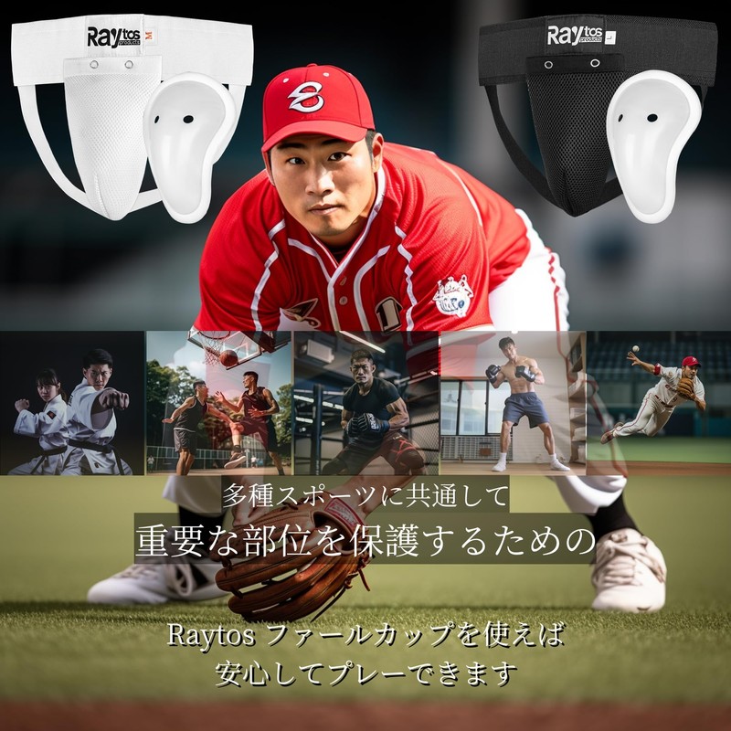 Raytos Foul Cup Boxing Martial Arts Gold Guard PVC Cup