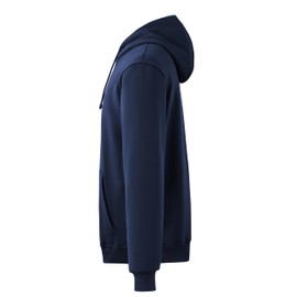 Ubon FR Hoodies for Men Pullover Flame Resistant Hooded Sweatshirts 14 oz Cotton Fleece, Navy, Large