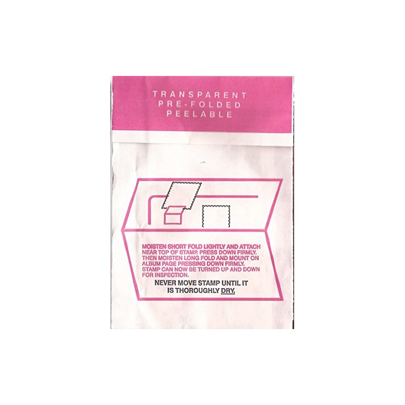 3 pkgs Dennisen Prefolded stamp hinges - 1000 per package