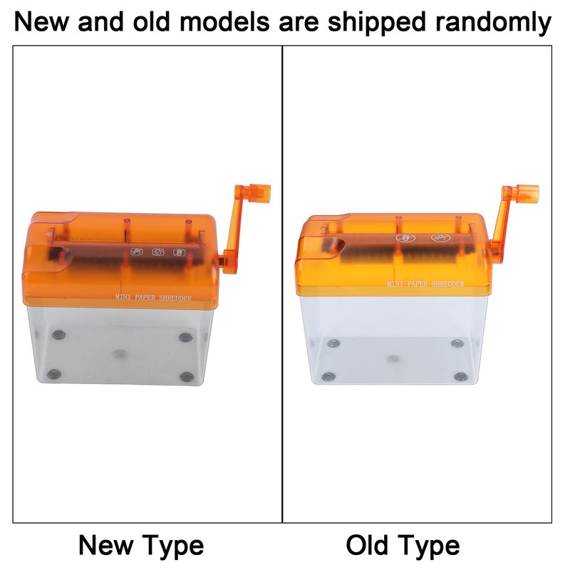 Desktop Micro Cross Cut Hand Shredder For Home Use Can