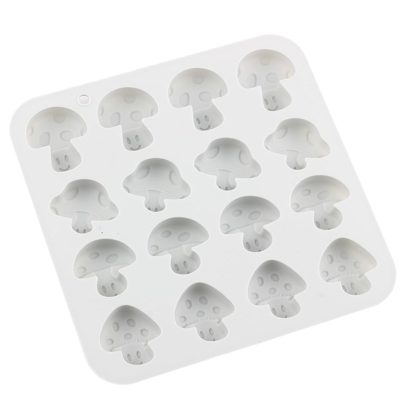 AIBOYA 16 Cavity Mushroom Silicone Candy Molds For Chocolate Candy