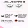 Ardell False Eyelashes Wispies, 122 - Black, Natural-Looking Lightweight Strip