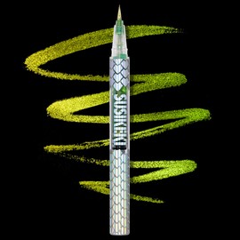 SUSIKEKI Chameleon Metallic Duochrome Liquid Eyeliner, Color Shifting Shimmery Eye Liner, Duo-color Waterproof Long Lasting Glitter Eye Makeup Pen Eyeliners (Lost Forest)