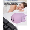Wireless Mouse Cute Animal Dolphin Shape Small Silent Click Ergonomic