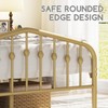 Yaheetech Full Bed Frames Metal Platform Bed with Victorian Style