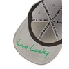 Black Clover Standard Premium 134 Hat, Silver Hat/3D Kelly Green
