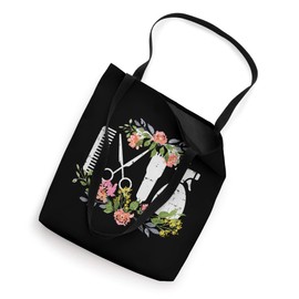 Hair Styling Tool Flower Hairdresser Hairstylist Barber Gift Tote Bag