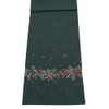 Holly Trail Embroidered Green Christmas Table Runner 14”x 75”