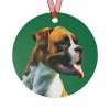 Doggylips™ Boxer 'Cooper' Metal Ornaments - Add Charm and Whimsy