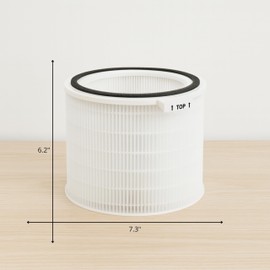 Nispira HPA830 Replacement Filter Compatible with Honeywell HPA830W Air Purifier Part HRFJ830 1 Pack