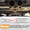 A-KARCK 5" Inlet Exhaust Resonator, 5" Inlet 5" Outlet 30"