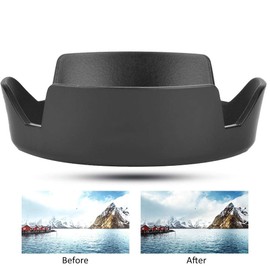 Camera Mount Lens Hood EW-60CⅡ Lens Hood for Canon EF-S 18-55mm f 3.5-5.6 II Lens