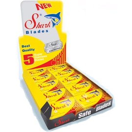 Shark Super Stainless razor blades, space-saving packaging, 100 pcs