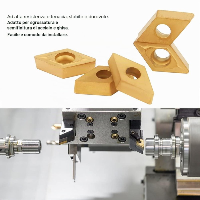 Omabeta Lama per inserti, inserti per tornitura in metallo duro