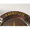 London Icons Mini Metal Ashtray - Collage in Golden Colour